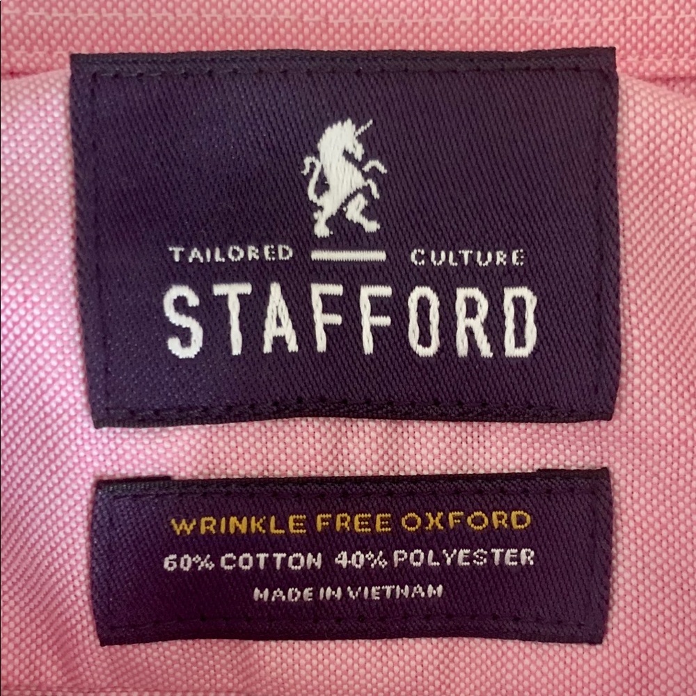 Stafford Button Up Dress Shirt - Picture 3 of 4